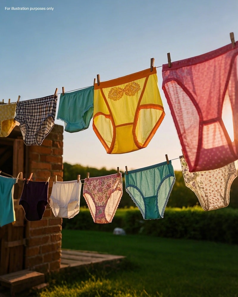 Julie exposait ses dessous devant la chambre de mon fils : ma réponse avec une culotte géante lui a cloué le bec