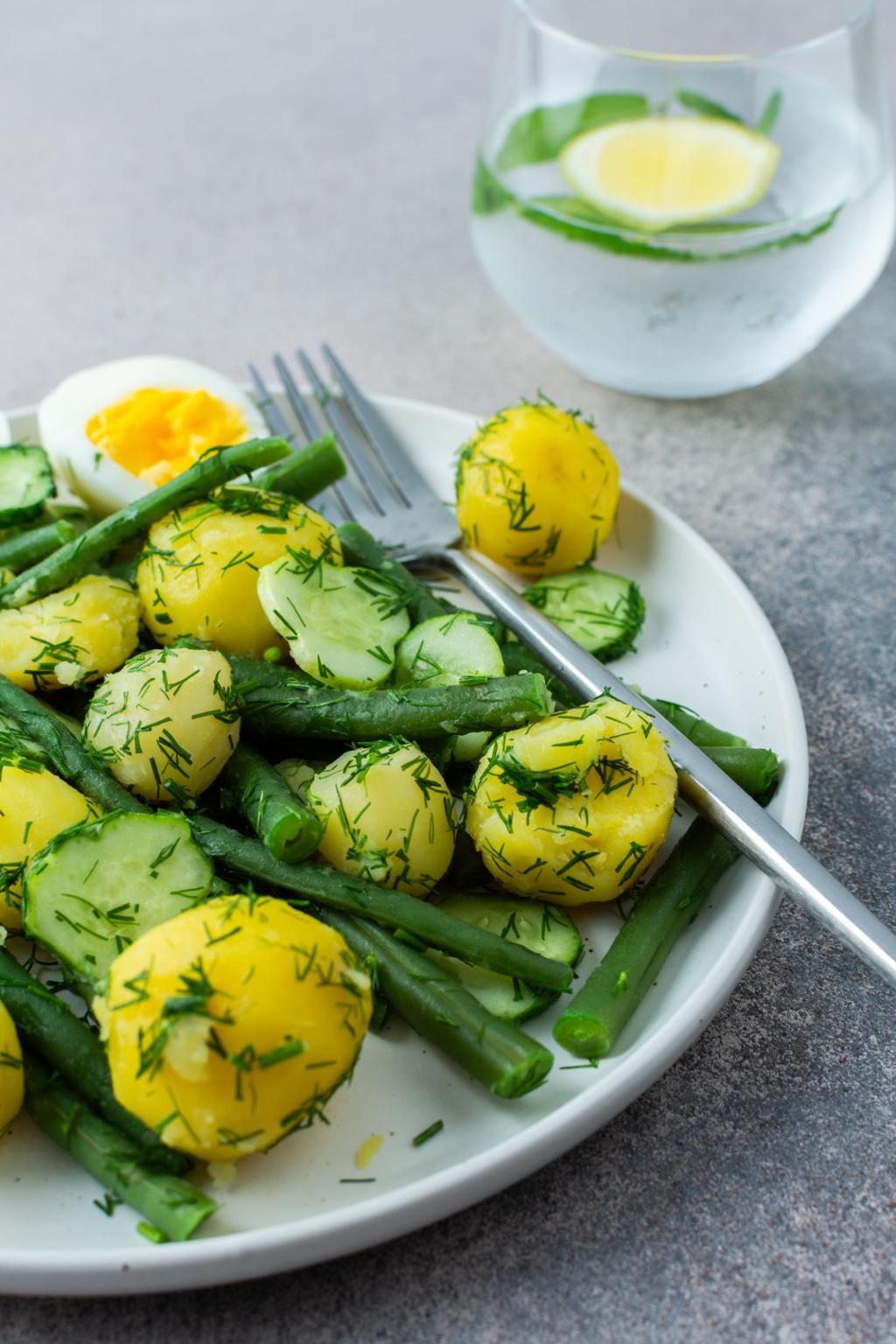 Gekochte Kartoffel als gesunde Mahlzeit
